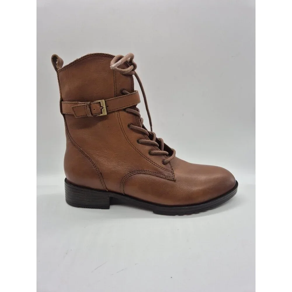 Naturalizer Women's Ankle Boots Size 6.5 Brown Lace Zip Sycamore (500) - Picture 5 of 10